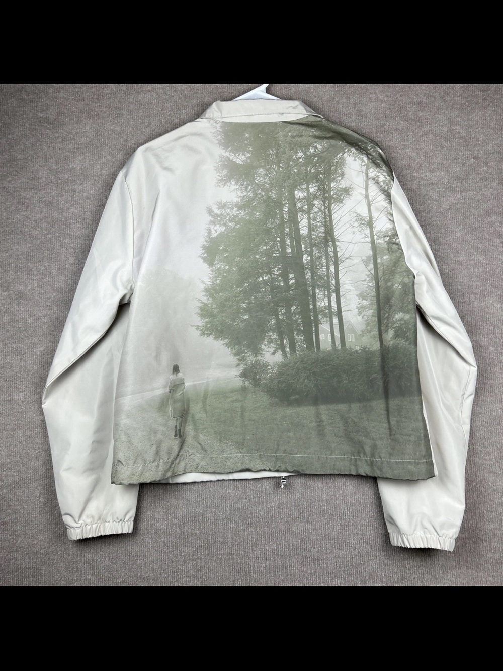 Taylor Swift folklore Windbreaker Rain Jacket RARE Medium M Official Merch